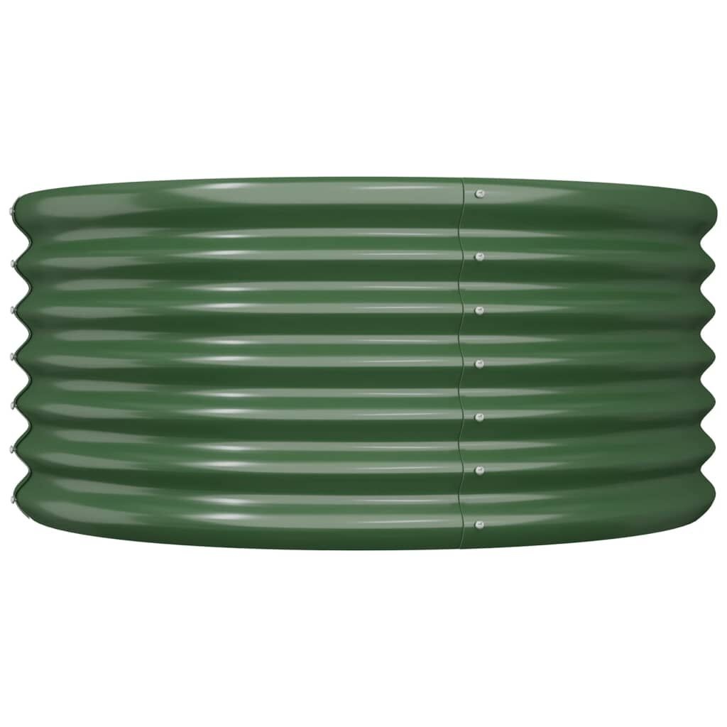 vidaXL Plantenbak Groen 80x80x36cm - 40% Korting! (Verpakking Beschadigd)