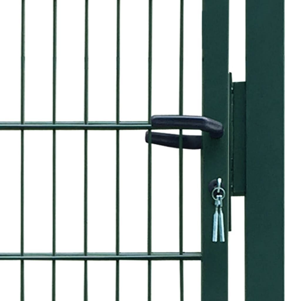 vidaXL Poort Dubbelstaafmat 106x190cm Groen - 35% Korting!