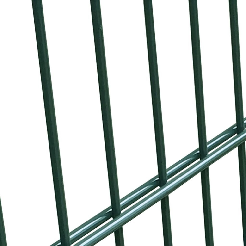 vidaXL Poort Dubbelstaafmat 106x190cm Groen - 35% Korting!