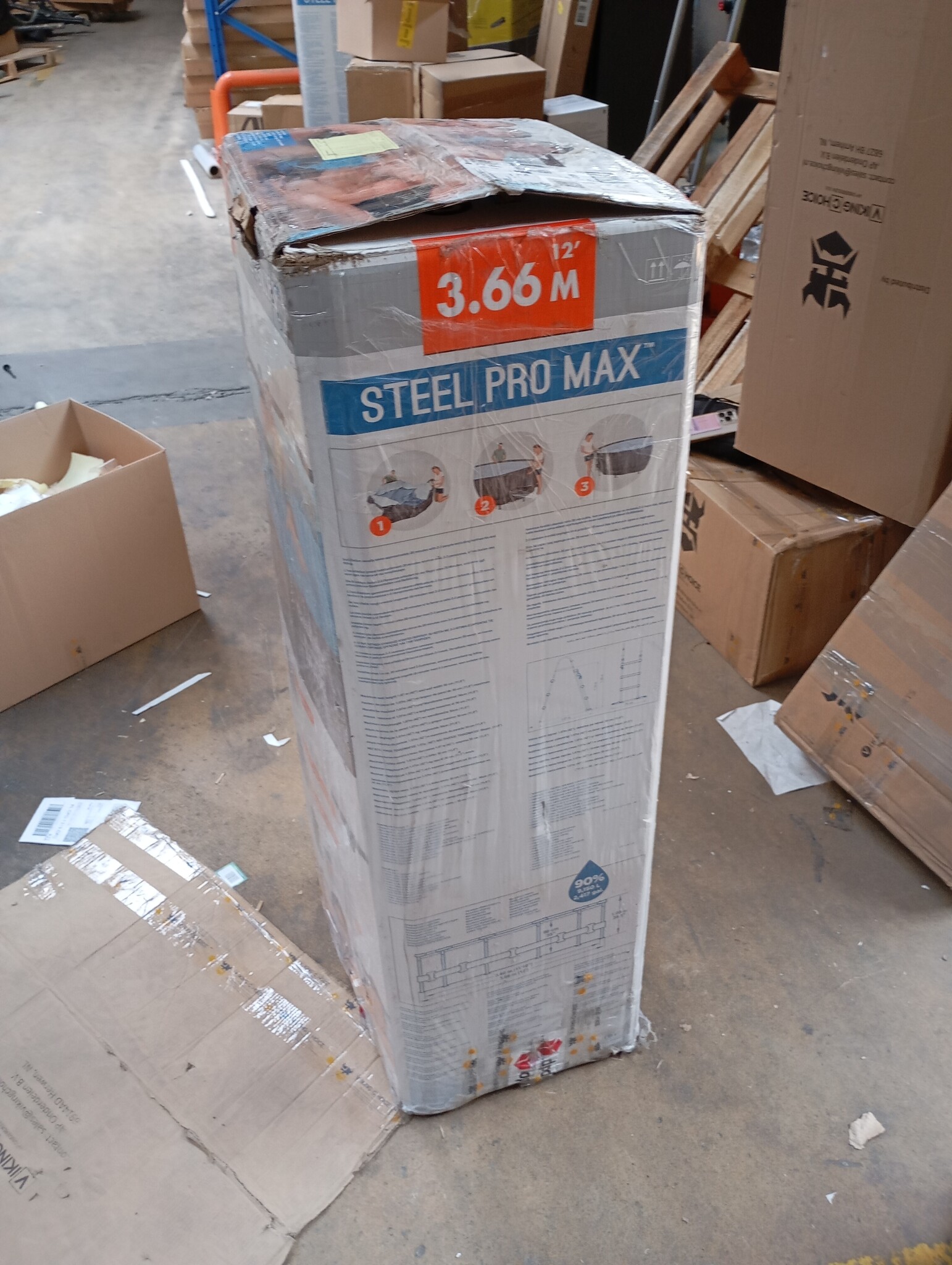 Bestway Zwembad 366x100cm + Acc. - 40% Korting! (Doos Beschadigd)
