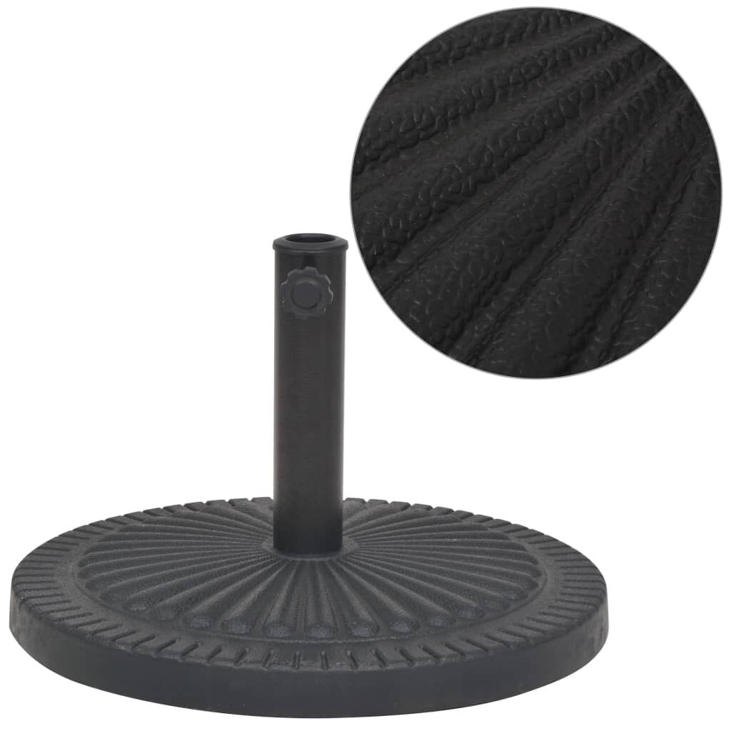 vidaXL Parasolvoet Zwart 14kg - 40% Korting!