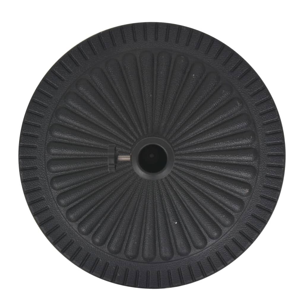 vidaXL Parasolvoet Zwart 14kg - 40% Korting!