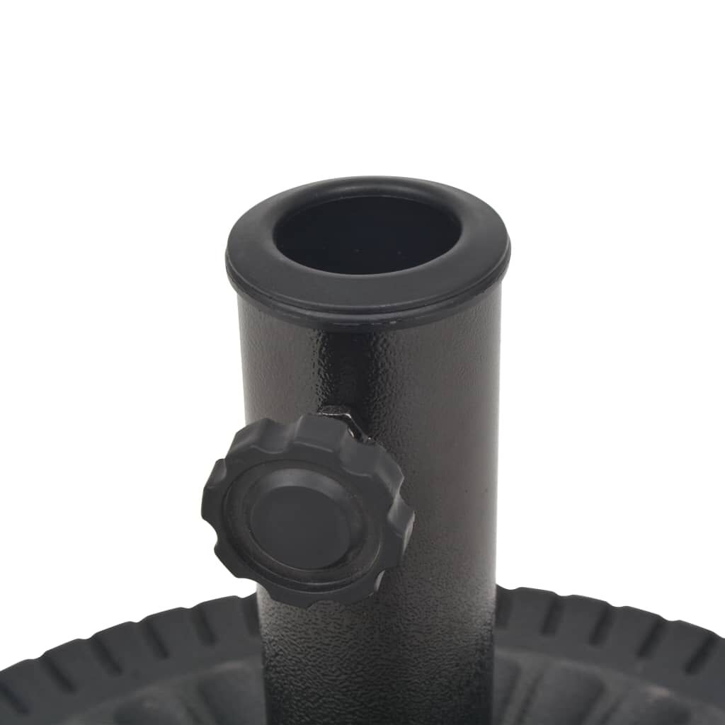 vidaXL Parasolvoet Zwart 14kg - 40% Korting!