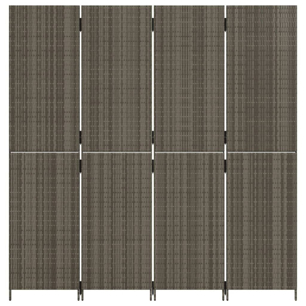 VidaXL Kamerscherm 4 Panel Grijs - 35% Korting! Topdeal!