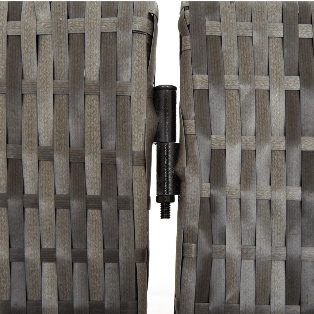 VidaXL Kamerscherm 4 Panel Grijs - 35% Korting! Topdeal!