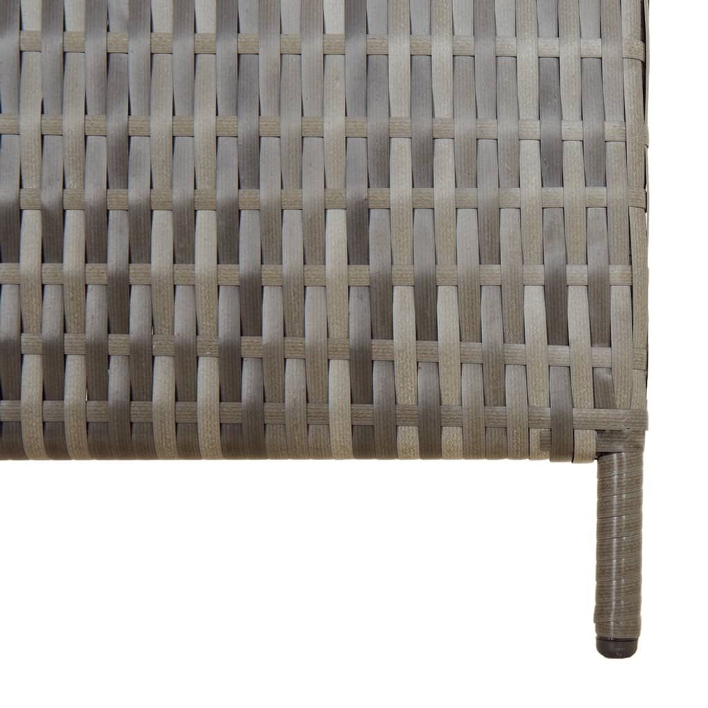 VidaXL Kamerscherm 4 Panel Grijs - 35% Korting! Topdeal!