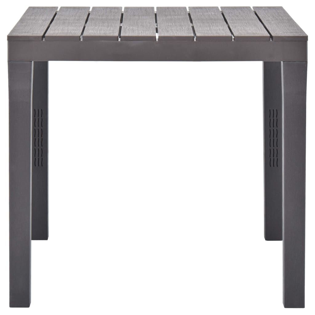 vidaXL Tuintafel Mokka 78x78cm - 35% Korting!