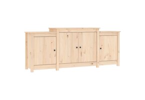 vidaXL Dressoir Grenenhout 164cm - Zo Goed Als Nieuw! 35% Korting