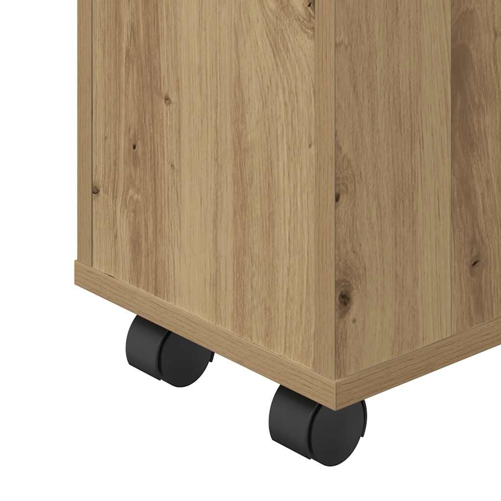 vidaXL Badkamerkast Smal Eiken - 35% Korting!