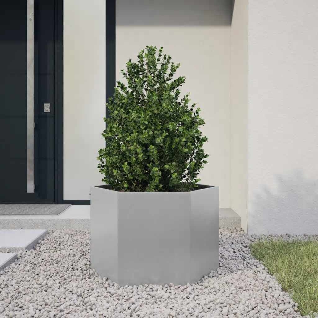 vidaXL Plantenbak Gegalvaniseerd Staal 69x60cm - 35% Korting!