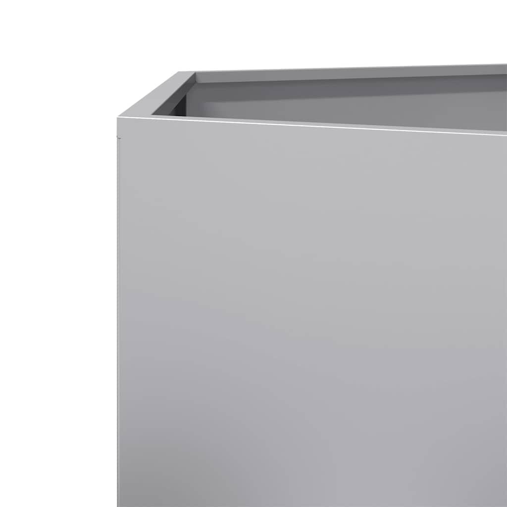 vidaXL Plantenbak Gegalvaniseerd Staal 69x60cm - 35% Korting!