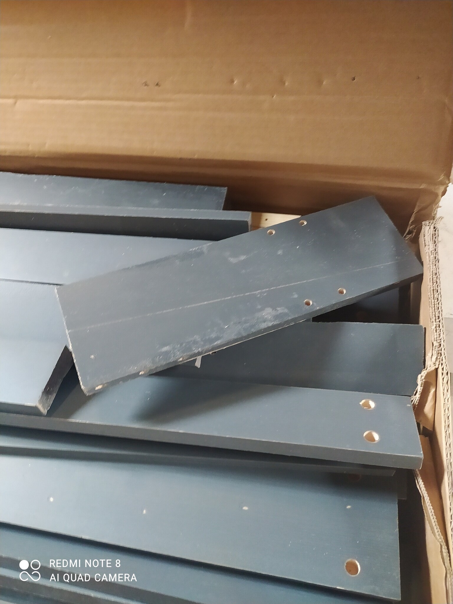 Slaapbank Grenenhout Grijs 2x(90x190) cm -60% Korting!