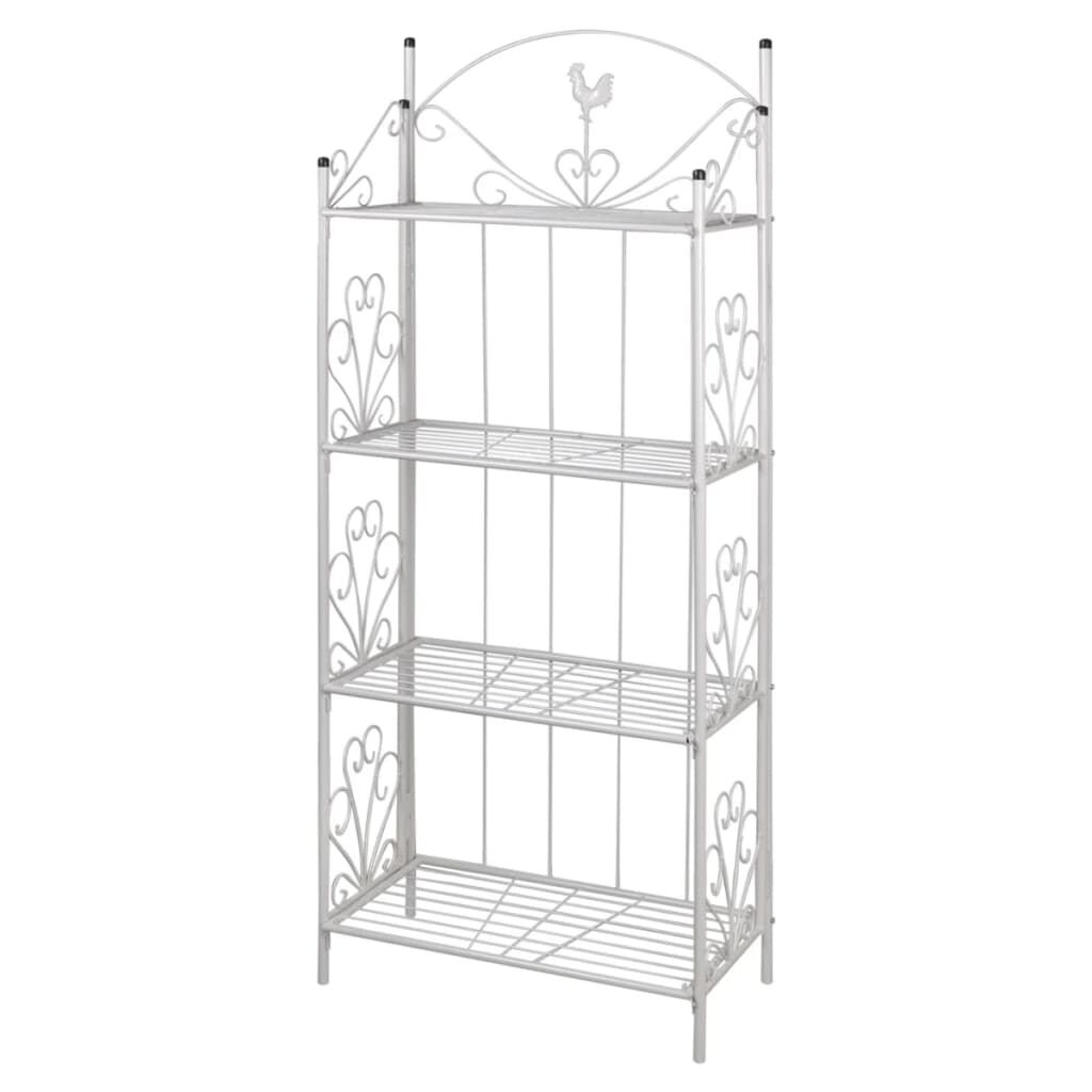 Plantenrek Maria Wit - 4 Etages - Nu 40% Korting!