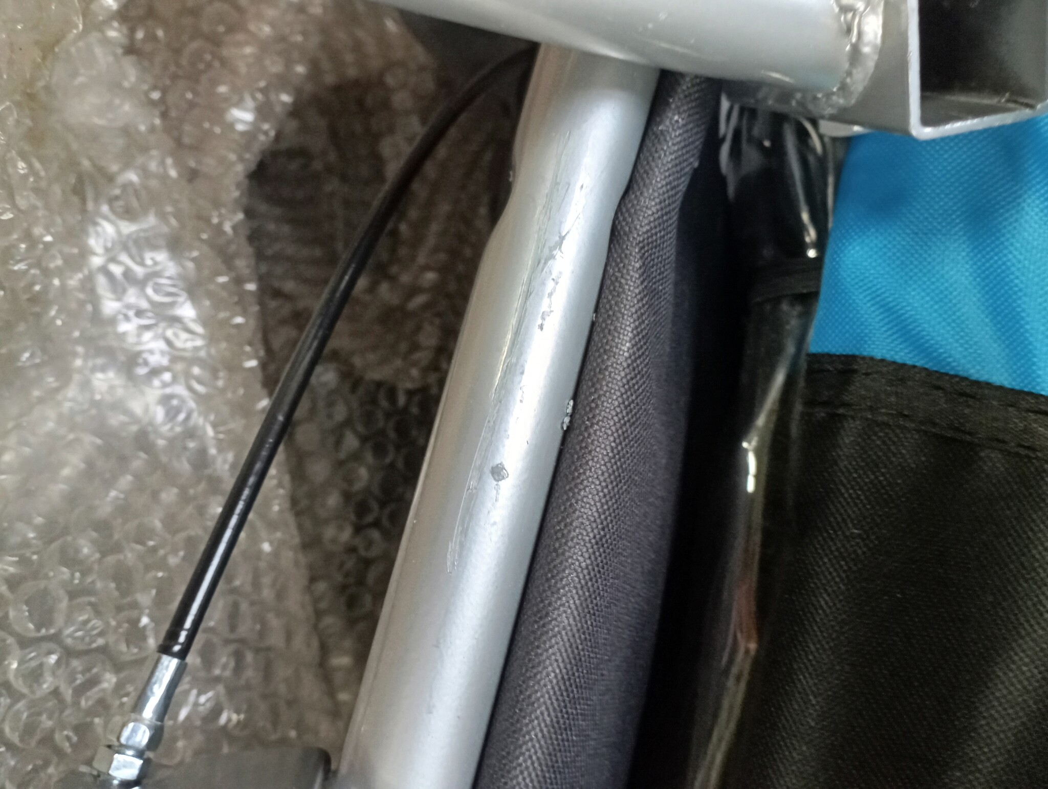 Fietskar & Buggy 2-Zits Blauw + Schokbreker - 55% Korting!