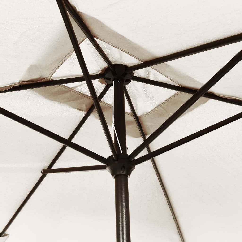 VidaXL Parasol Vierkant Zandwit 200x300cm - 40% Korting!
