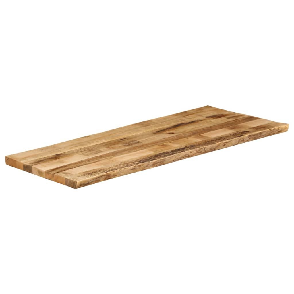 Massief Mango Tafelblad 140x60cm - Natuurlijke Rand - 35% Korting!