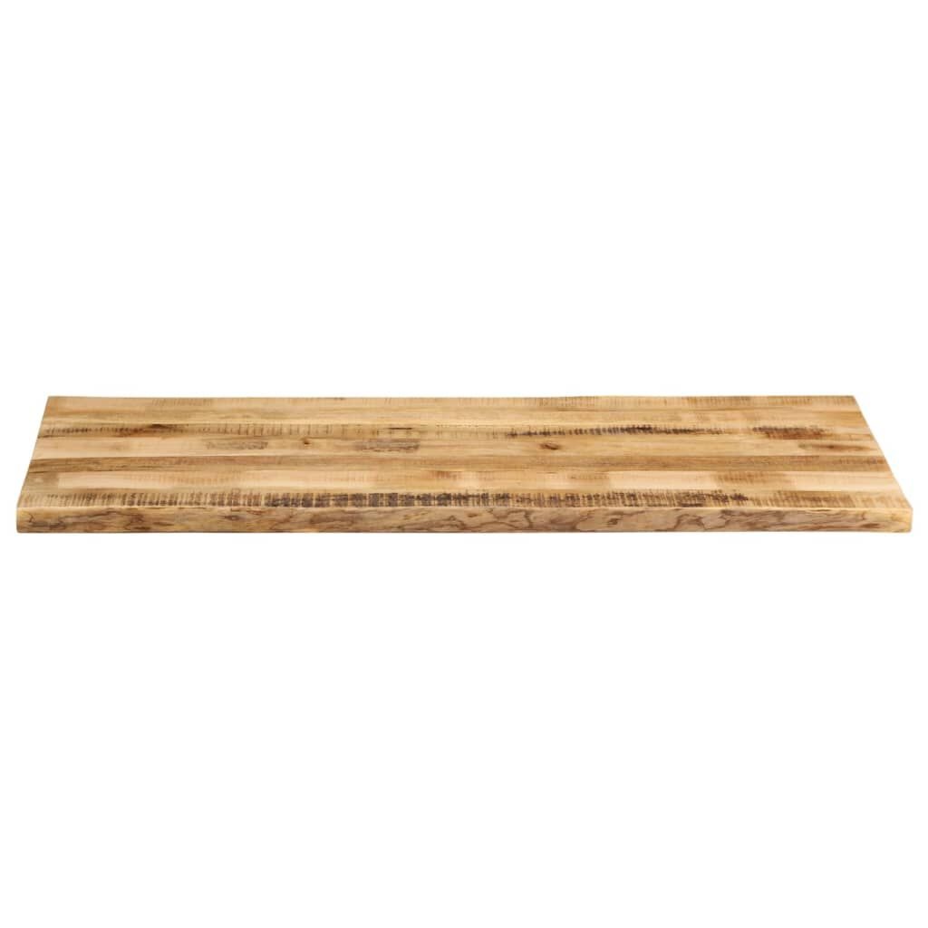 Massief Mango Tafelblad 140x60cm - Natuurlijke Rand - 35% Korting!