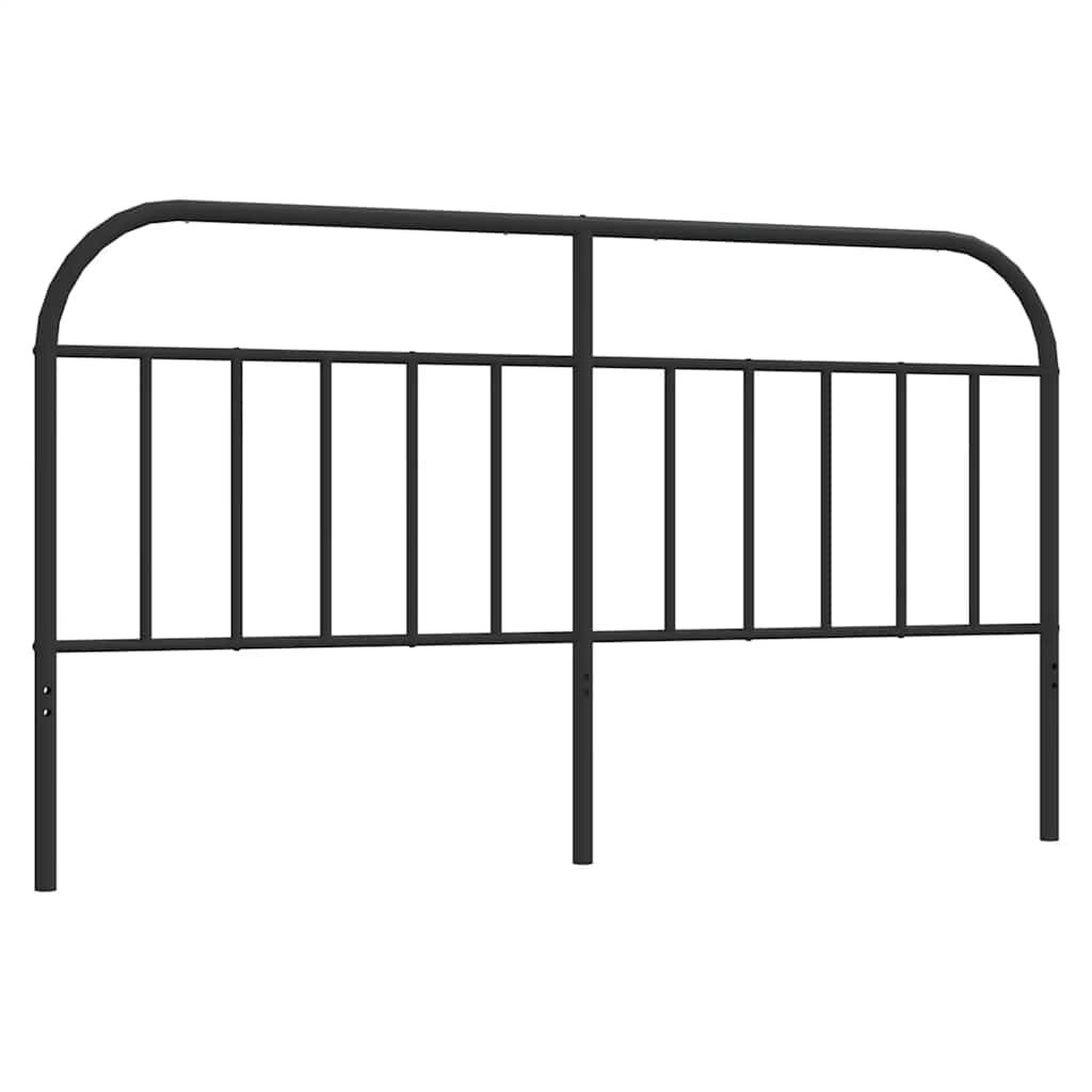 vidaXL Hoofdbord Metaal Zwart 180cm - 40% Korting!