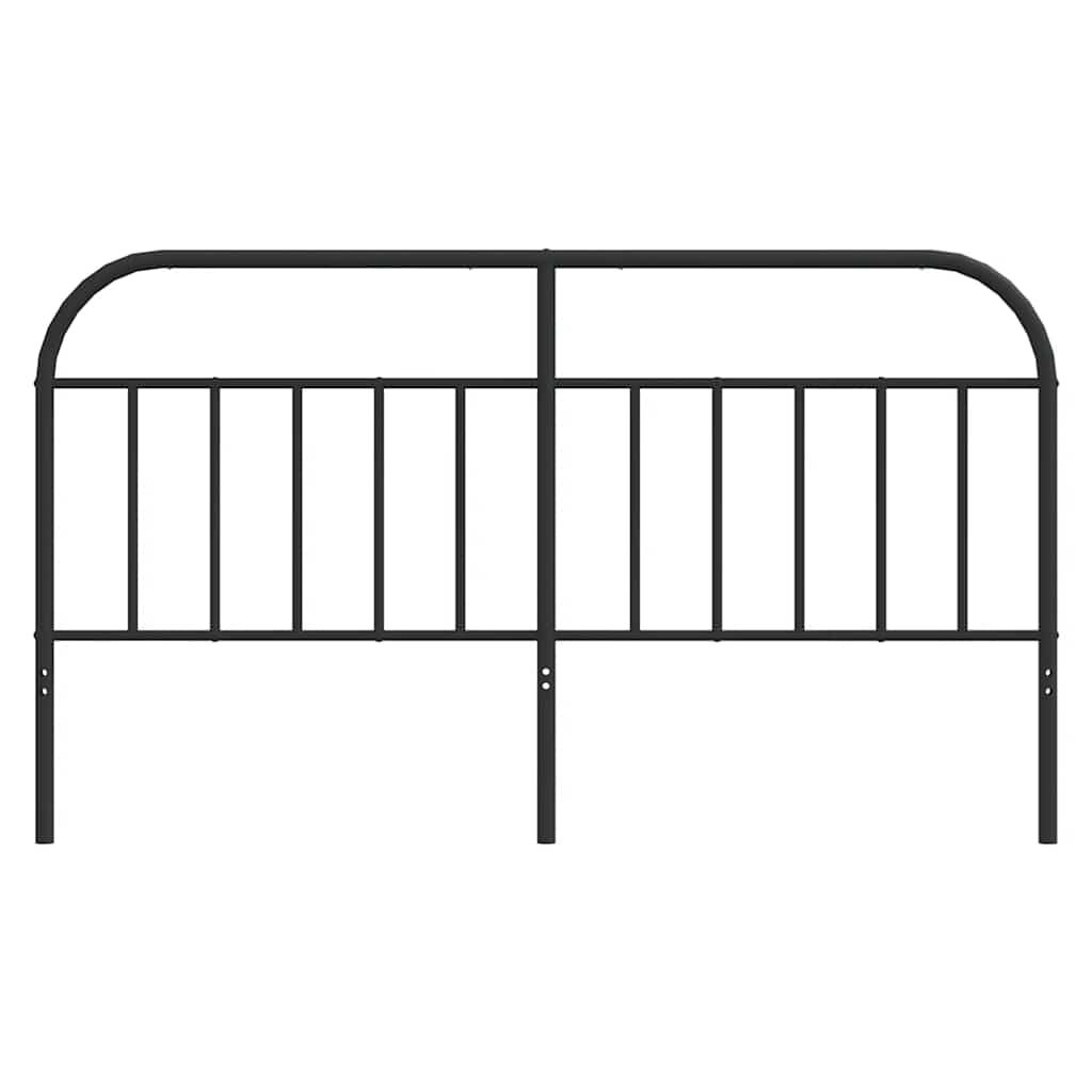 vidaXL Hoofdbord Metaal Zwart 180cm - 40% Korting!