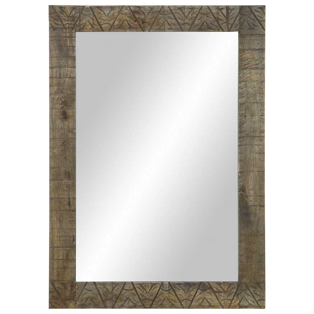 vidaXL Badkamerspiegel Mangohout 50x70cm - 35% Korting!
