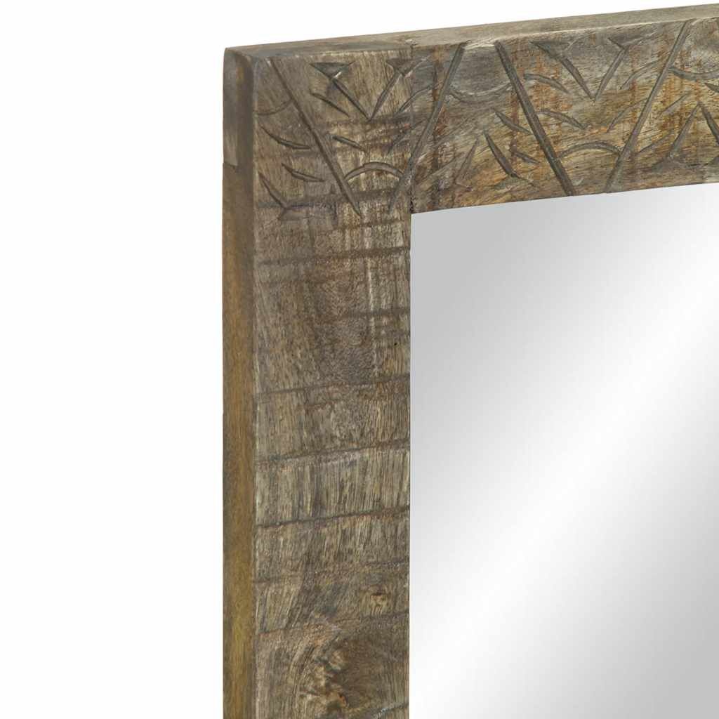 vidaXL Badkamerspiegel Mangohout 50x70cm - 35% Korting!