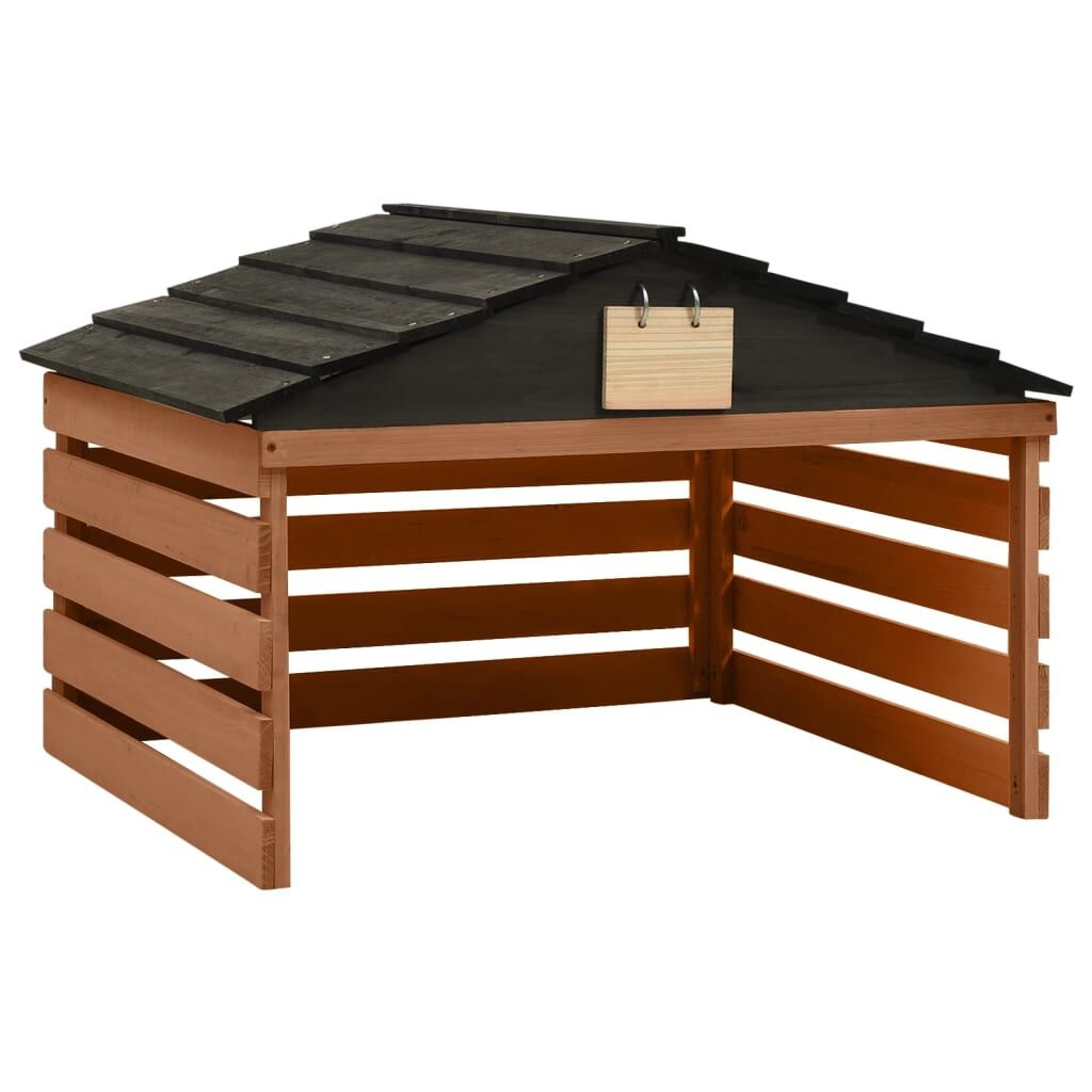 Overkapping Grasmaaier Vurenhout 78x74cm - 40% Korting!
