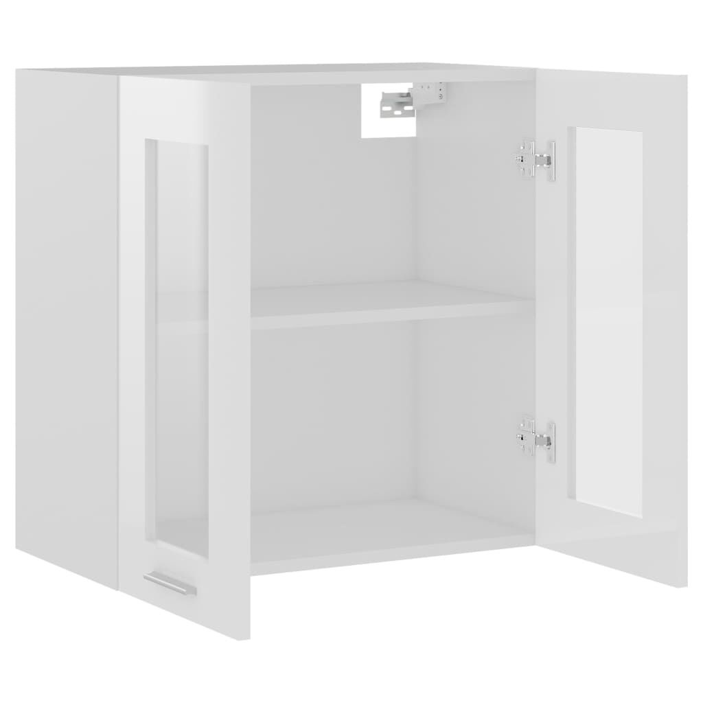 vidaXL Hangkast Lyon Wit Hoogglans 60cm - 40% Korting!