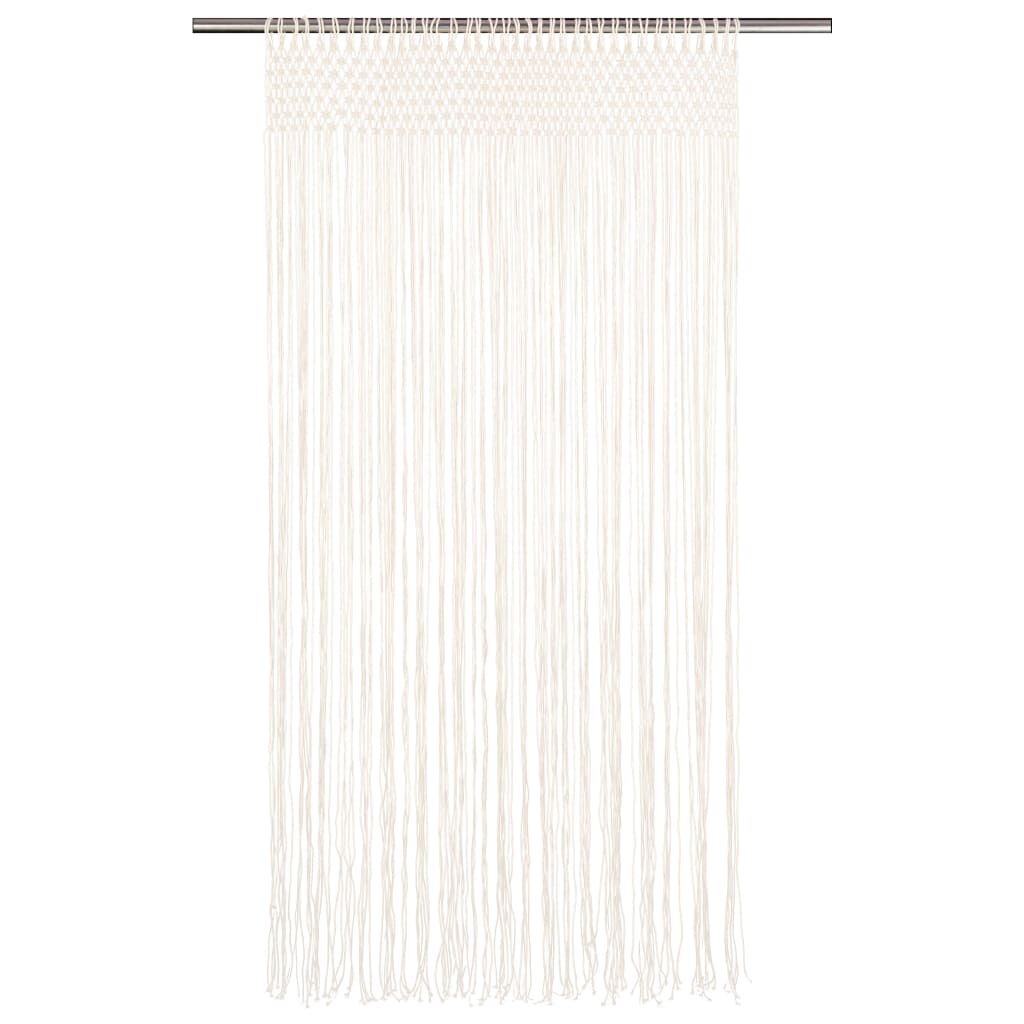 Macramé Gordijn 140x240 cm Katoen Crème - 35% Korting!