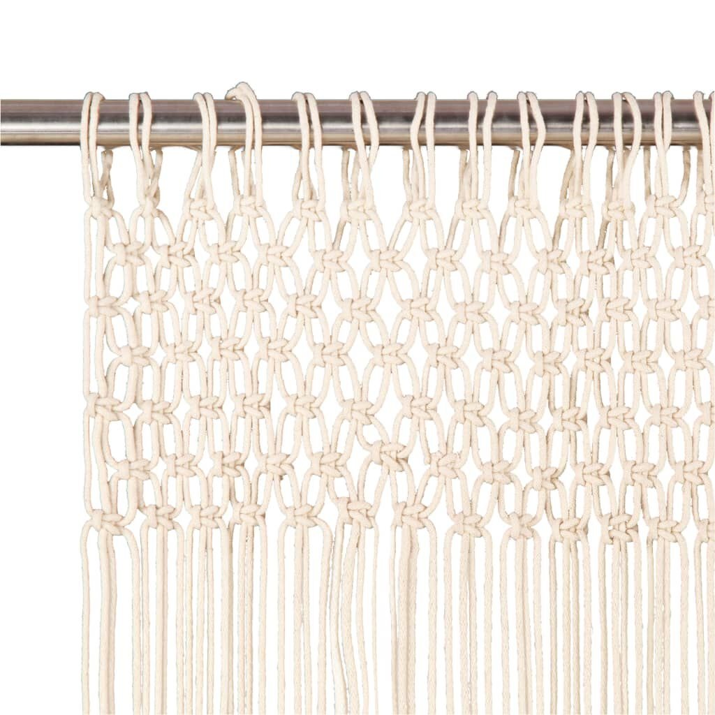 Macramé Gordijn 140x240 cm Katoen Crème - 35% Korting!