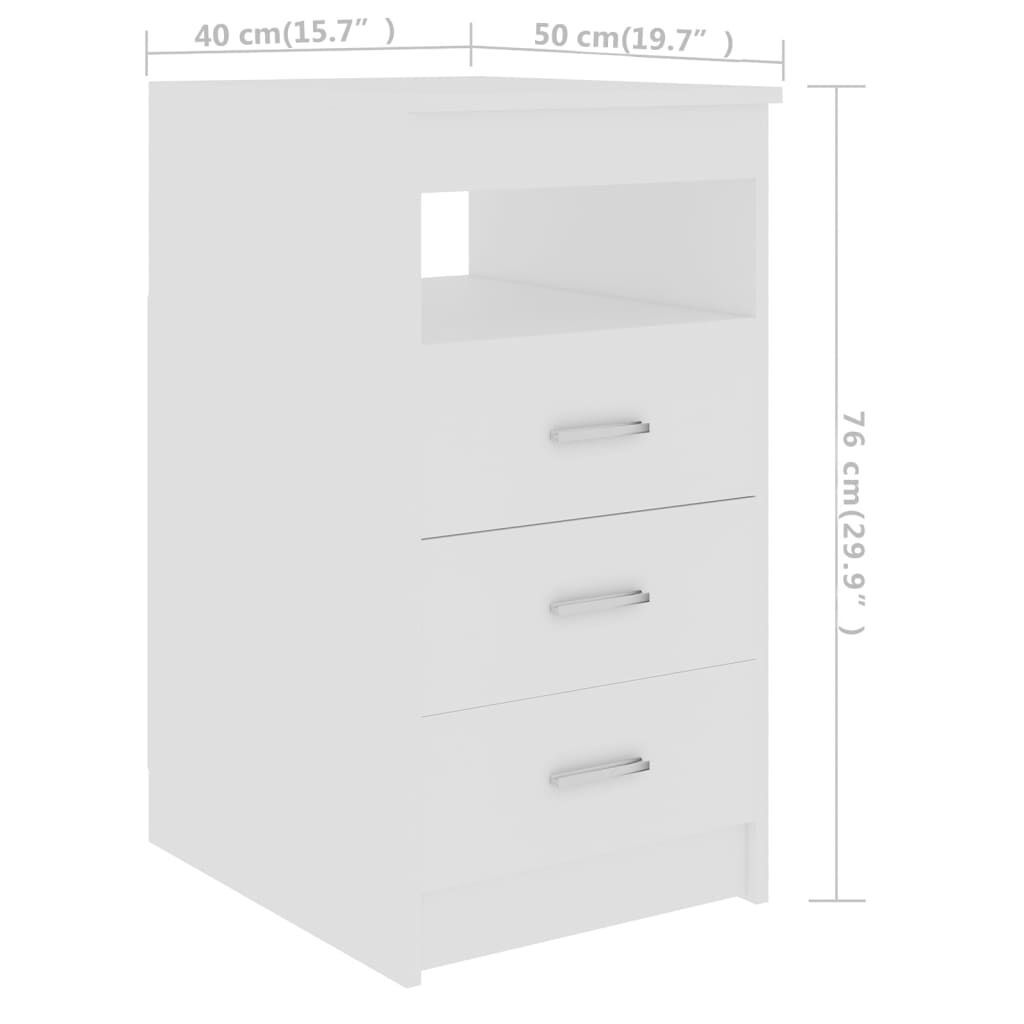 vidaXL Ladekast Wit 40x50x76cm - 35% Korting!