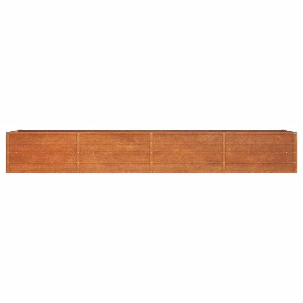 vidaXL Verhoogde Plantenbak Cortenstaal 320cm - 35% Korting!