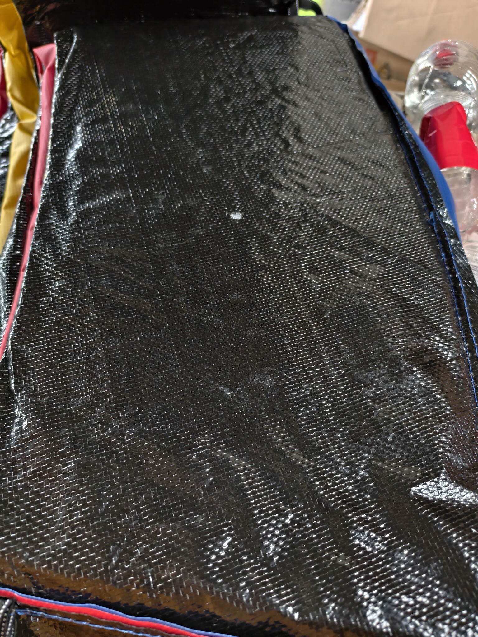 Gebruikte Trampoline Rand Regenboog - 244cm - Stoere Korting!