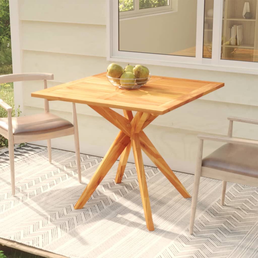 vidaXL Tuintafel Acaciahout 85x85cm - 35% Korting!