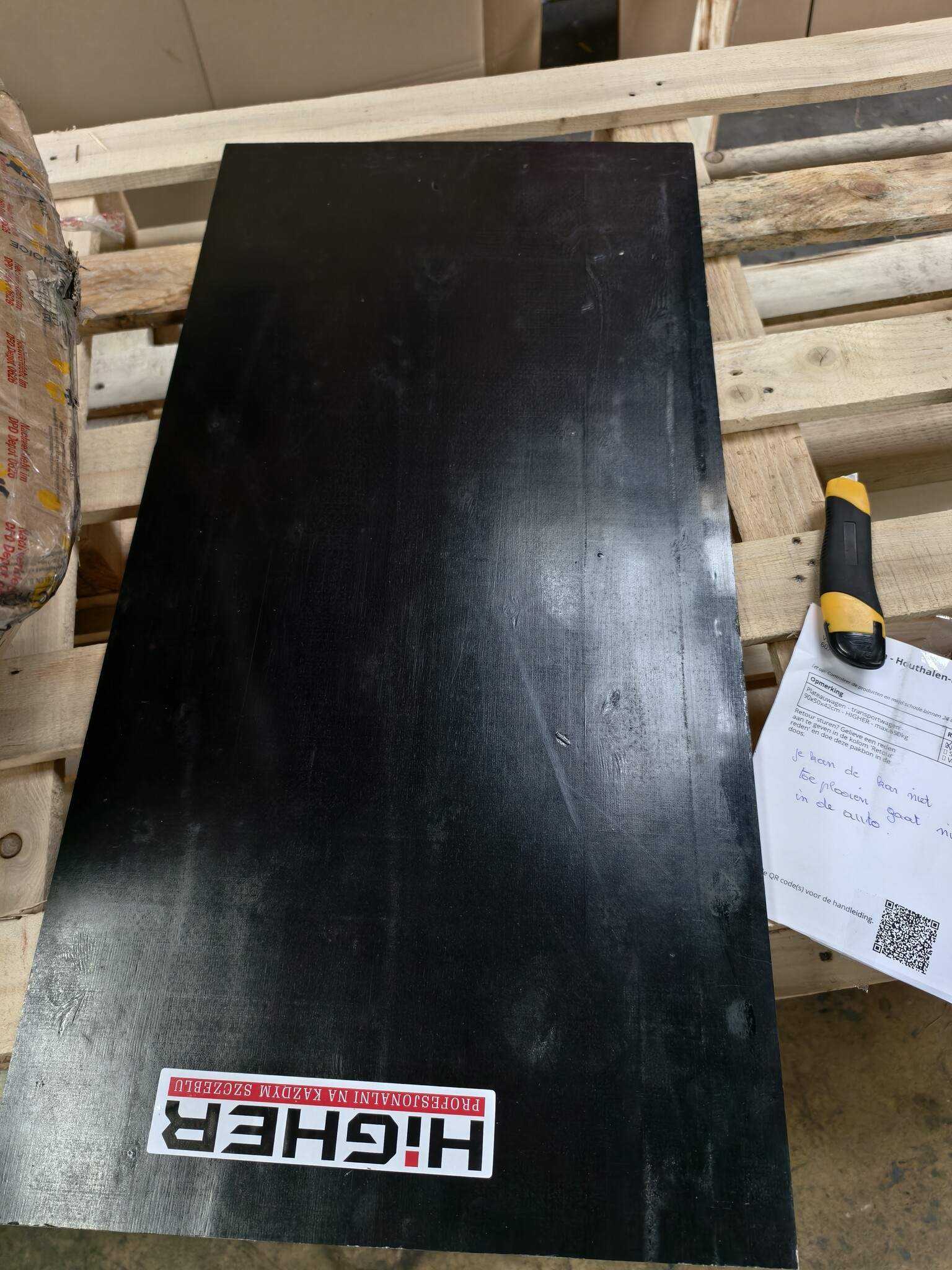 Magazijnwagen HIGHER - 650kg - 55% Korting!