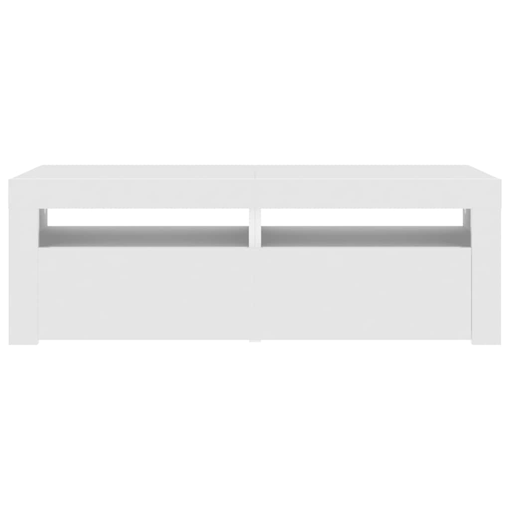 TV Meubel Wit met LED 120cm - 40% Korting! Zo Goed Als Nieuw