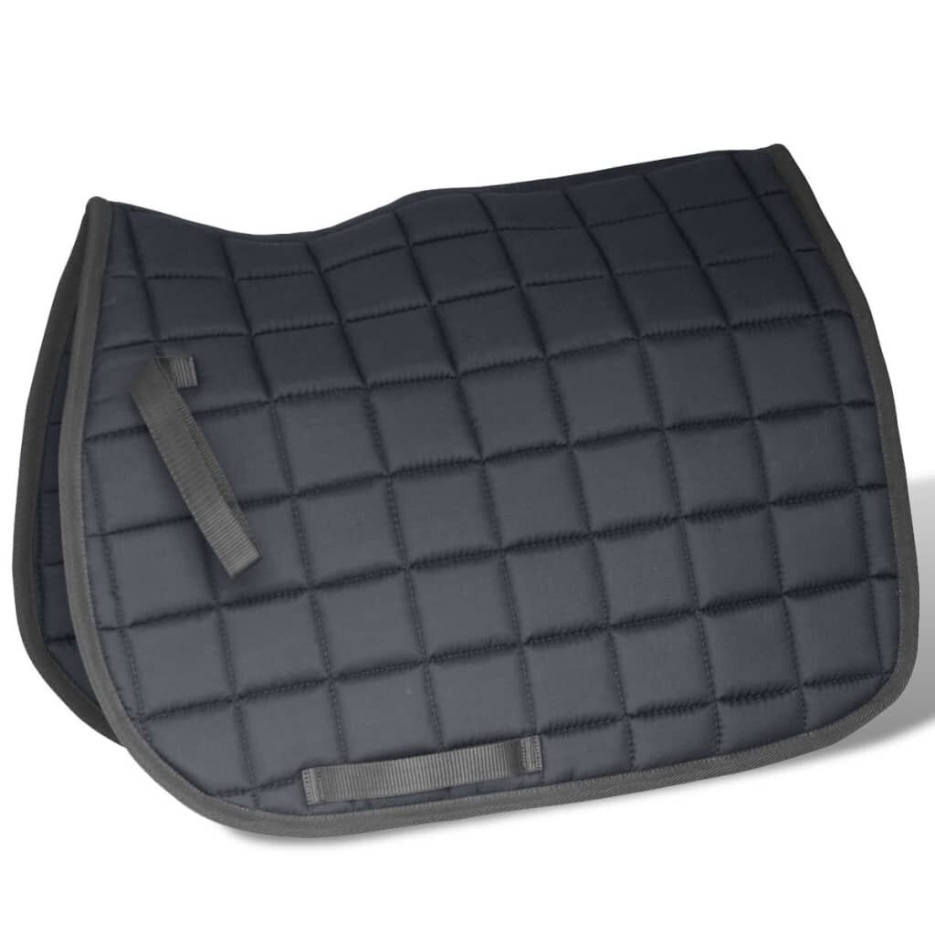 Lederen Paardrijzadel Set 17.5" Zwart - 35% Korting!