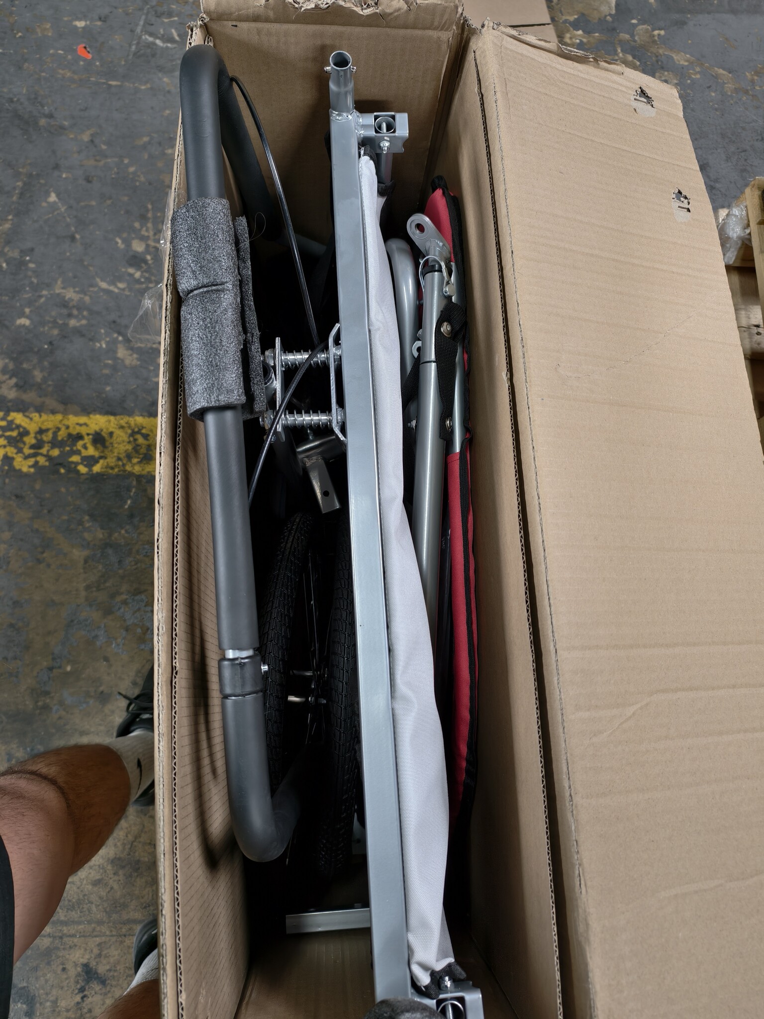 Fietskar Kind Rood met Schokbreker - 55% Korting!