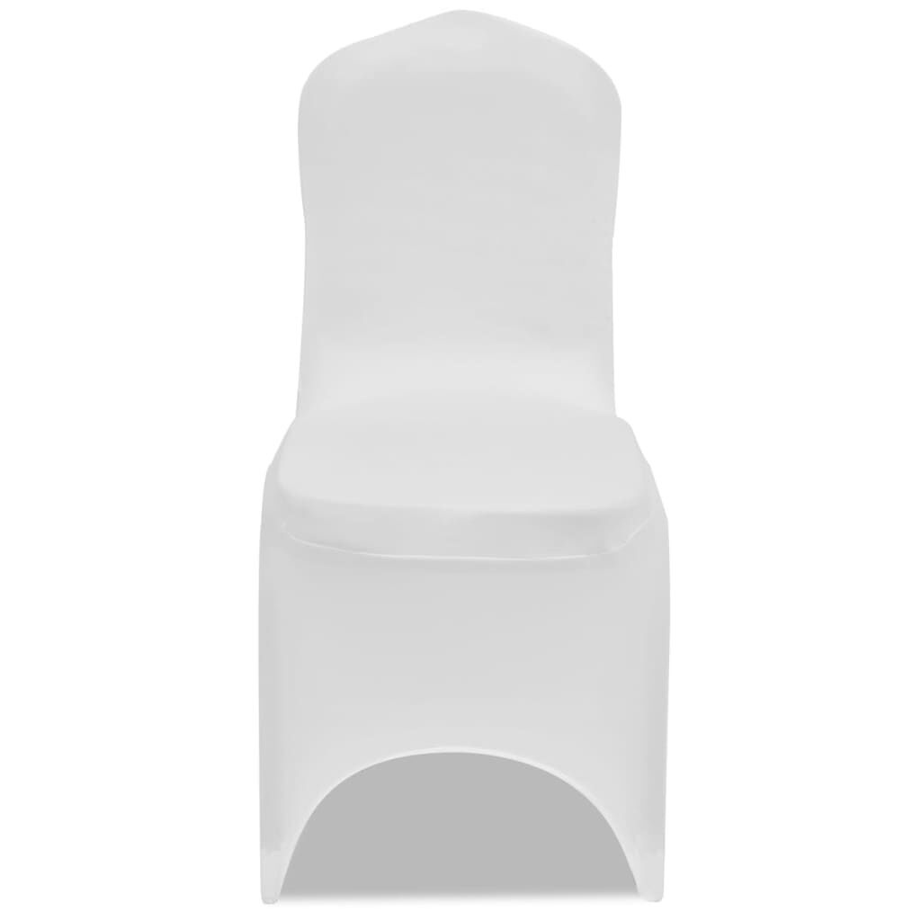 Stretch Stoelhoezen Wit (50 stuks) - 40% Korting!
