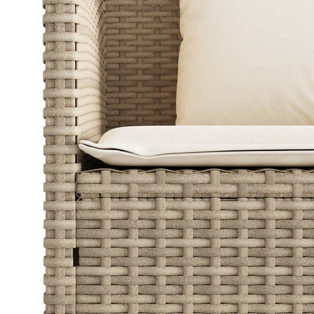 vidaXL Tuinbank Beige met Kussens & Opbergruimte - 35% Korting!