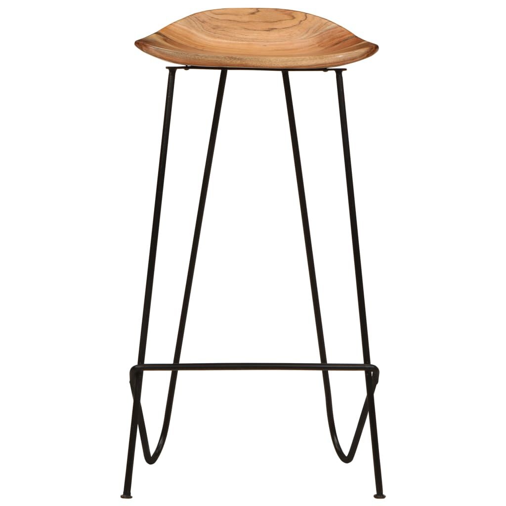 vidaXL Barkrukken (2 st) Acaciahout -40%! Outlet Deal!