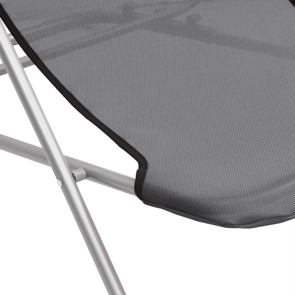 Strandstoelen (2x) Grijs - VidaXL - 42% Korting!