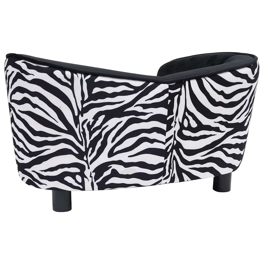 VidaXL Hondenbank Zwart Pluche 68cm -35% Korting!