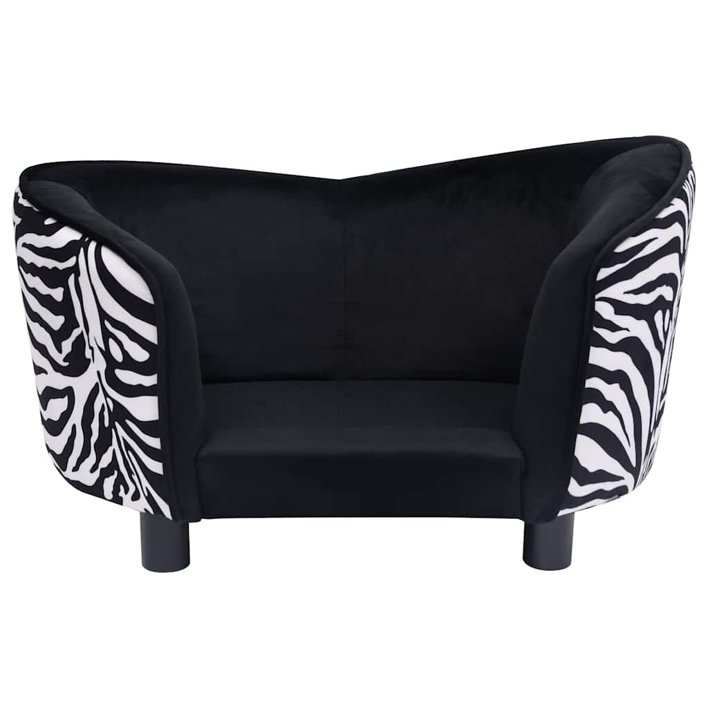 VidaXL Hondenbank Zwart Pluche 68cm -35% Korting!