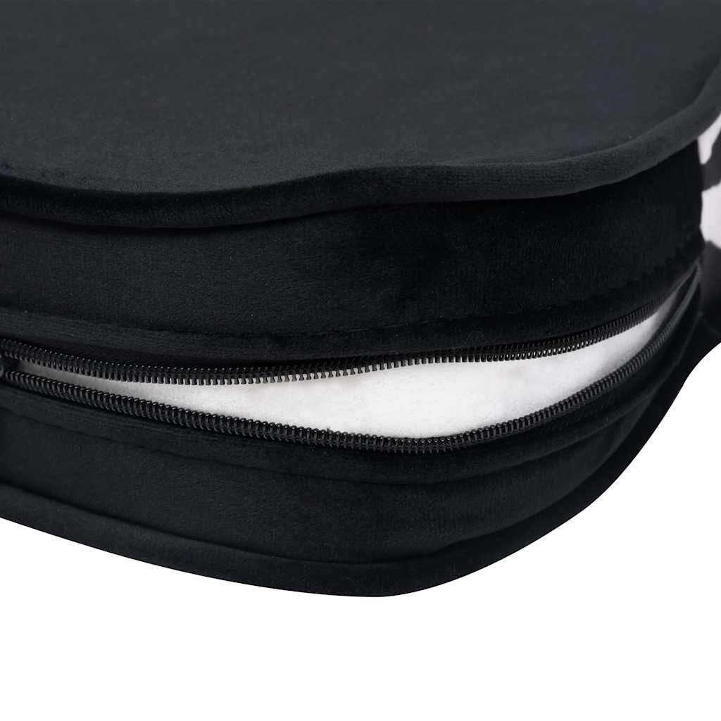 VidaXL Hondenbank Zwart Pluche 68cm -35% Korting!
