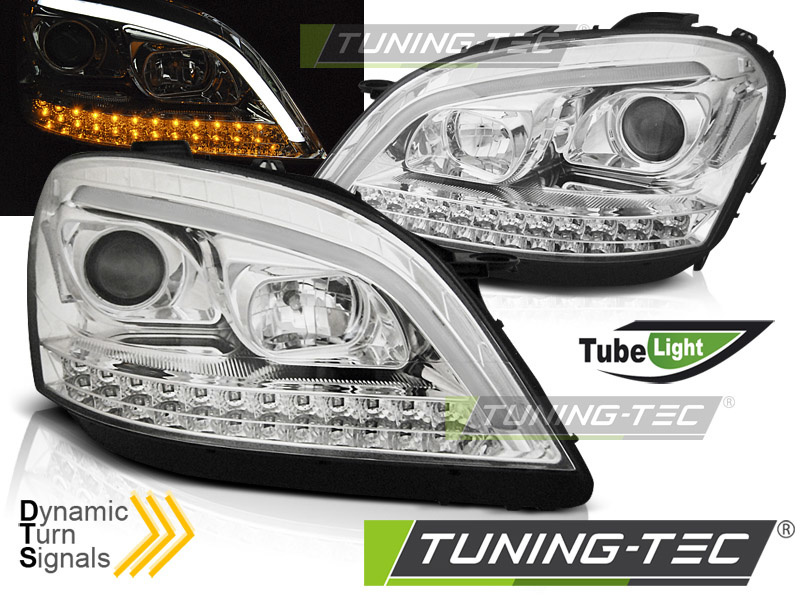 MERCEDES W164 ML Koplampen LED - Chroom - 55% Korting!