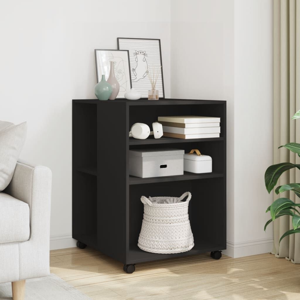 vidaXL Bijzettafel Zwart - 35% Korting! Zo Goed Als Nieuw