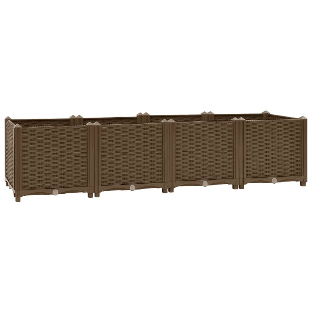 vidaXL Plantenbak verhoogd 160x40x38 cm polypropyleen