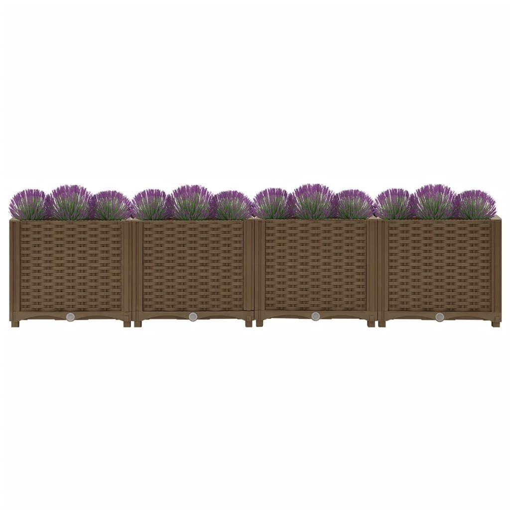 vidaXL Plantenbak verhoogd 160x40x38 cm polypropyleen