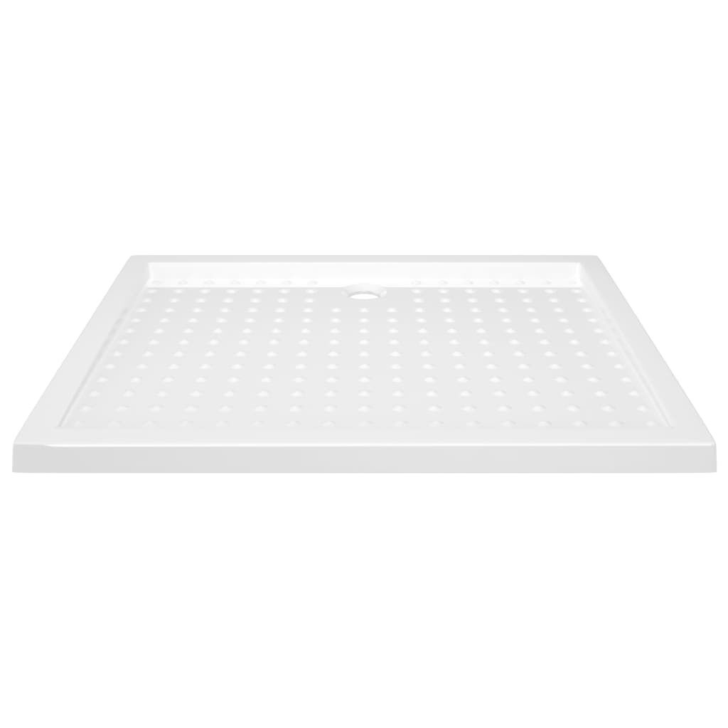 vidaXL Douchebak met noppen 80x100x4 cm ABS wit