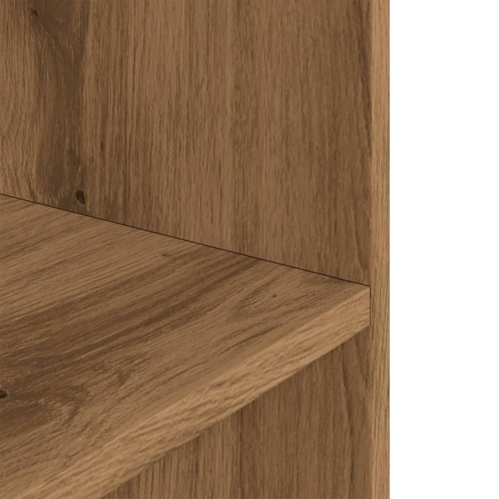 vidaXL Aquariumstandaard 36x75x72,5 cm bewerkt hout artisanaal eiken